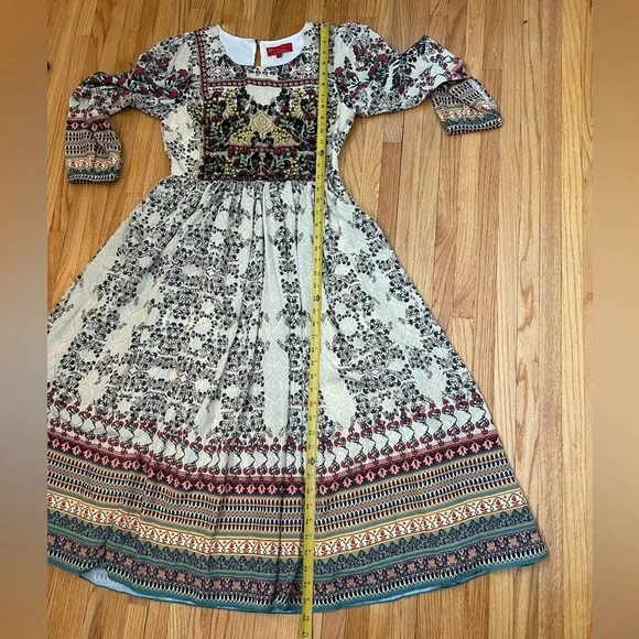 Anthropologie Bhanuni By Jyoti Far Fields Midi Dress - Picture 11 of 11